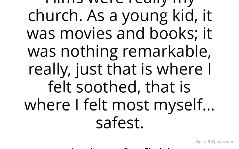 Preview image for this quote by Andrew Garfield