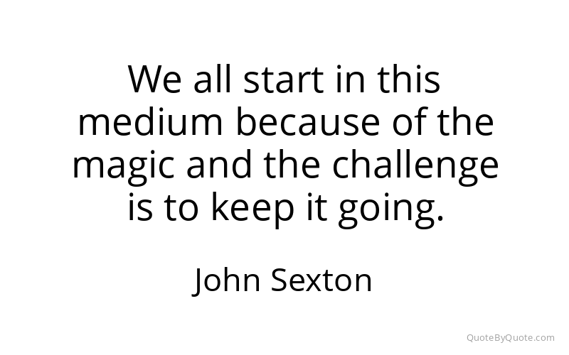 Preview image for this quote by John Sexton