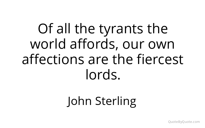 Preview image for this quote by John Sterling