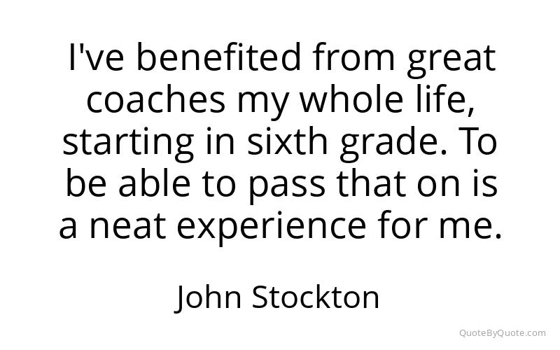Preview image for this quote by John Stockton