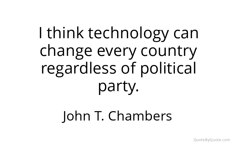 Preview image for this quote by John T. Chambers