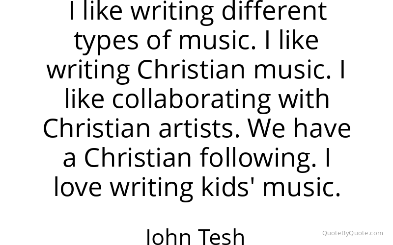 Preview image for this quote by John Tesh