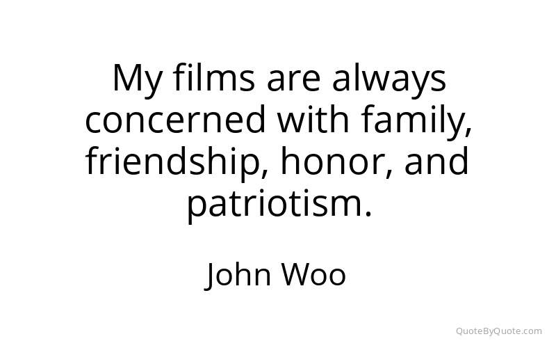Preview image for this quote by John Woo
