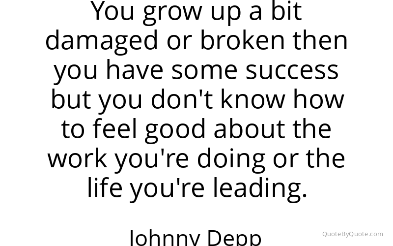 Preview image for this quote by Johnny Depp