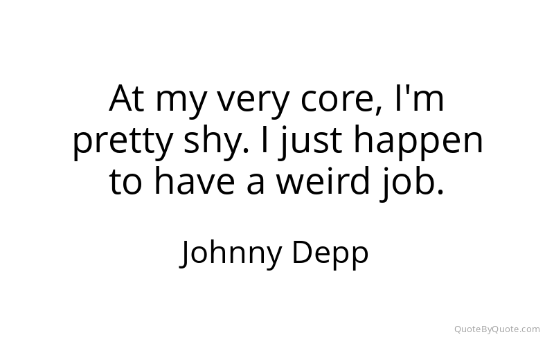 Preview image for this quote by Johnny Depp
