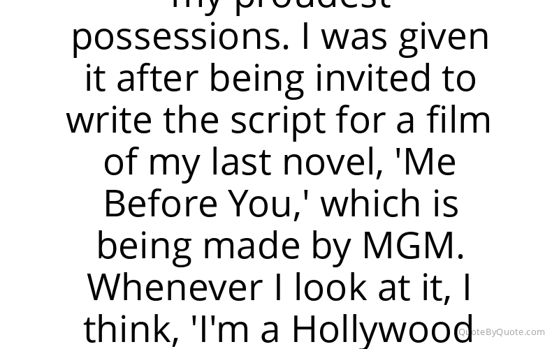 Preview image for this quote by Jojo Moyes