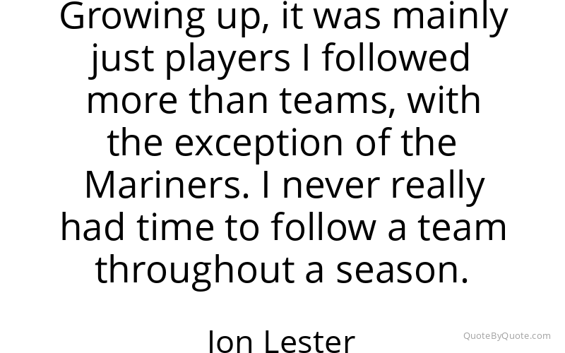 Preview image for this quote by Jon Lester