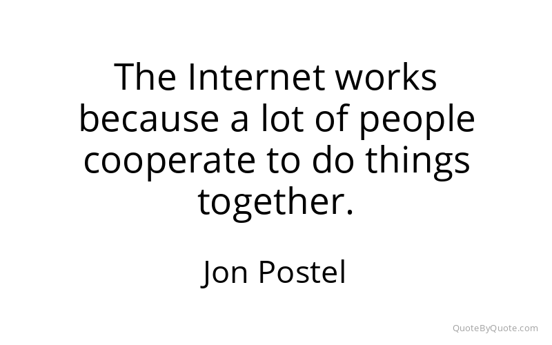 Preview image for this quote by Jon Postel