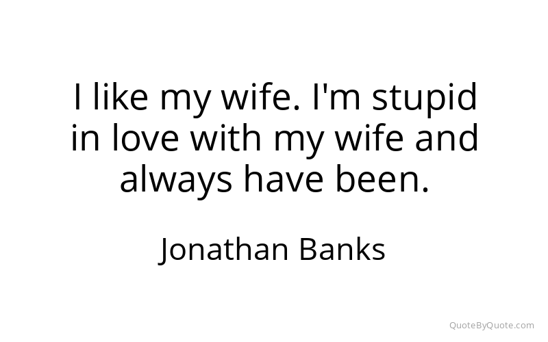 Preview image for this quote by Jonathan Banks