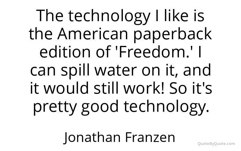 Preview image for this quote by Jonathan Franzen
