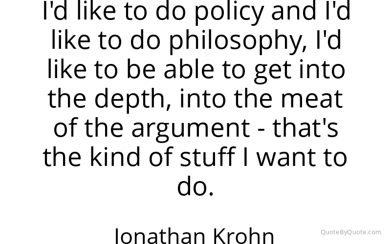Preview image for this quote by Jonathan Krohn