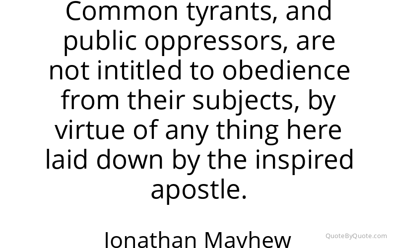 Preview image for this quote by Jonathan Mayhew