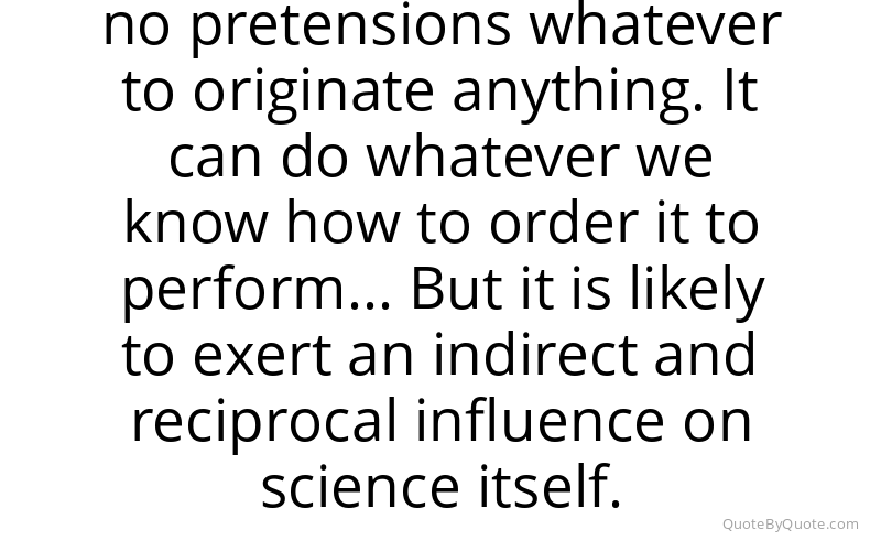 Preview image for this quote by Ada Lovelace