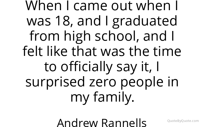 Preview image for this quote by Andrew Rannells