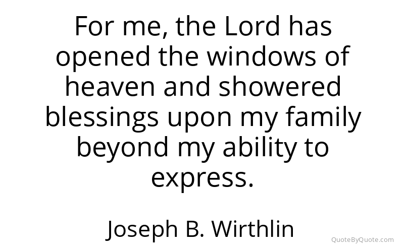 Preview image for this quote by Joseph B. Wirthlin