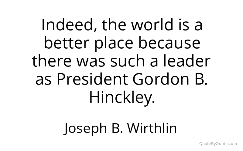 Preview image for this quote by Joseph B. Wirthlin