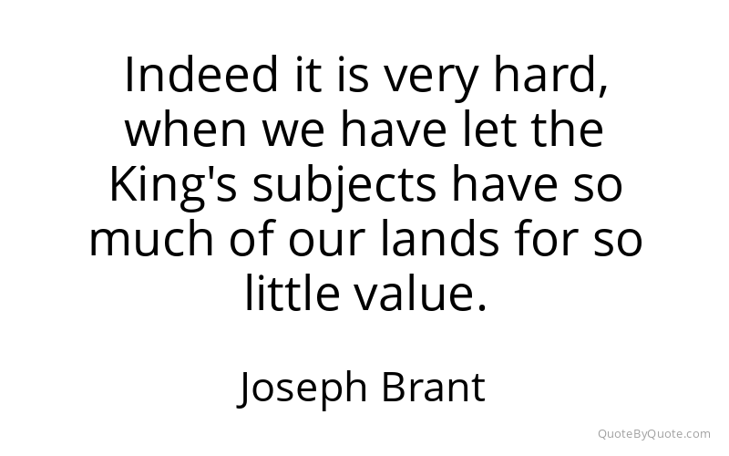 Preview image for this quote by Joseph Brant