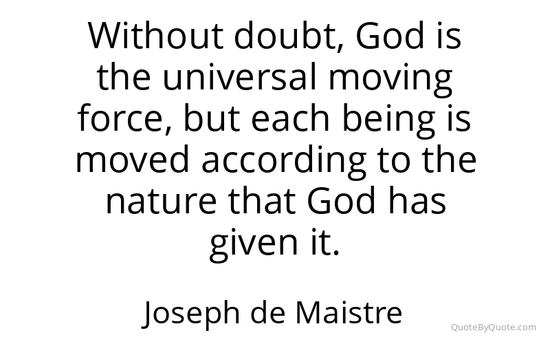 Preview image for this quote by Joseph de Maistre