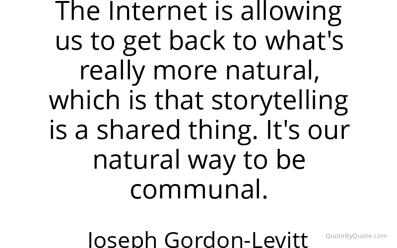 Preview image for this quote by Joseph Gordon-Levitt