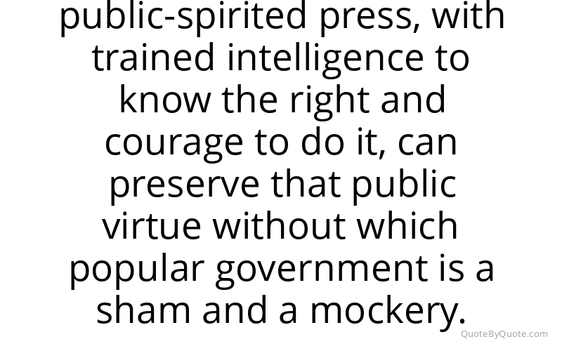 Preview image for this quote by Joseph Pulitzer