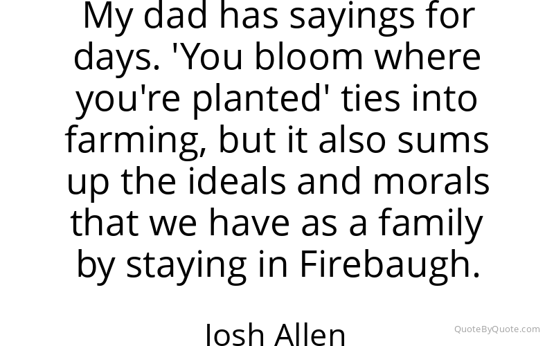 Preview image for this quote by Josh Allen