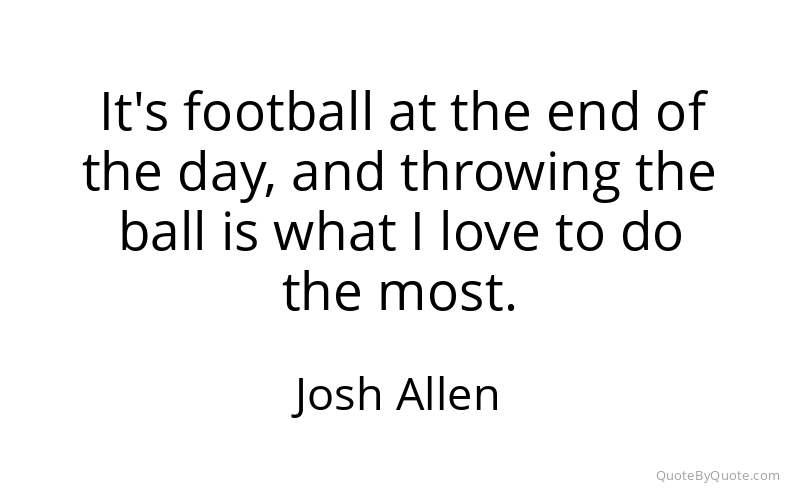 Preview image for this quote by Josh Allen