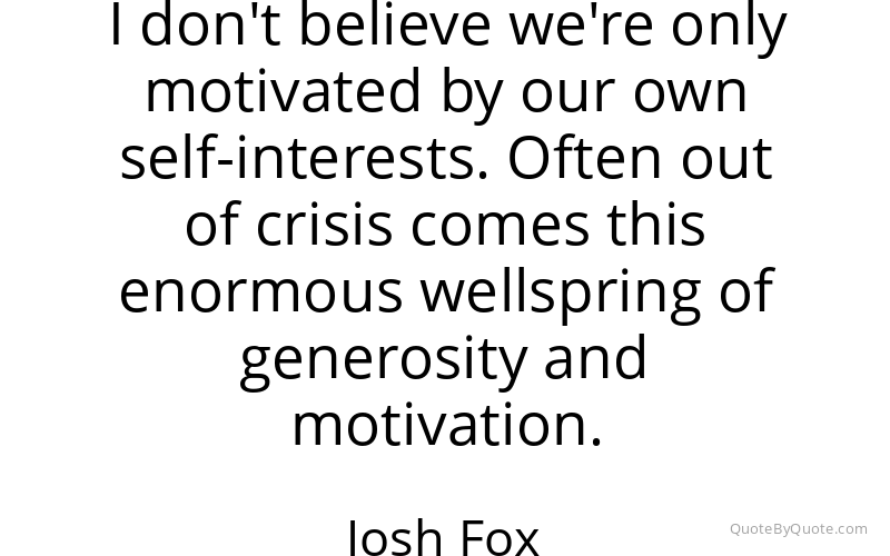Preview image for this quote by Josh Fox