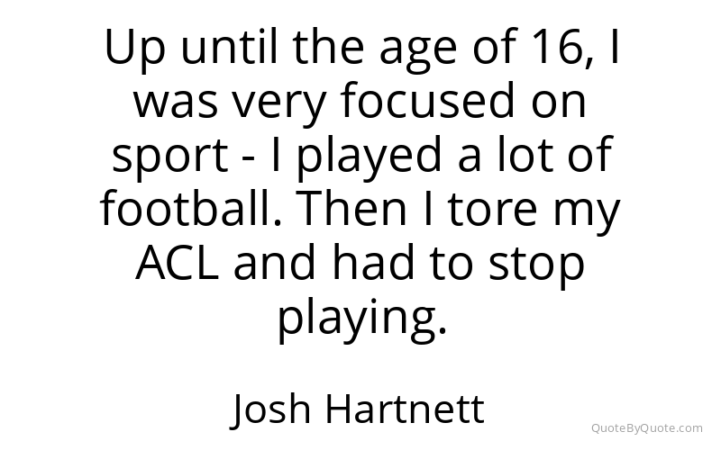 Preview image for this quote by Josh Hartnett