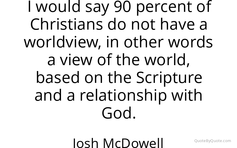 Preview image for this quote by Josh McDowell