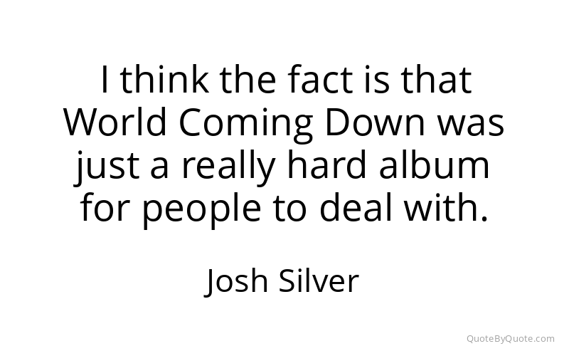 Preview image for this quote by Josh Silver