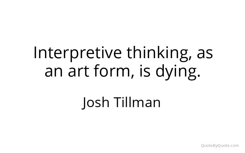 Preview image for this quote by Josh Tillman