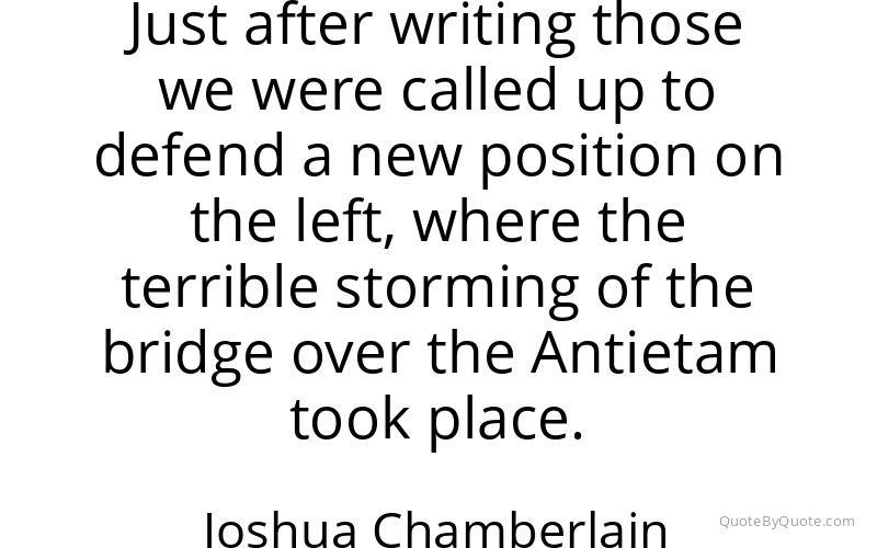 Preview image for this quote by Joshua Chamberlain