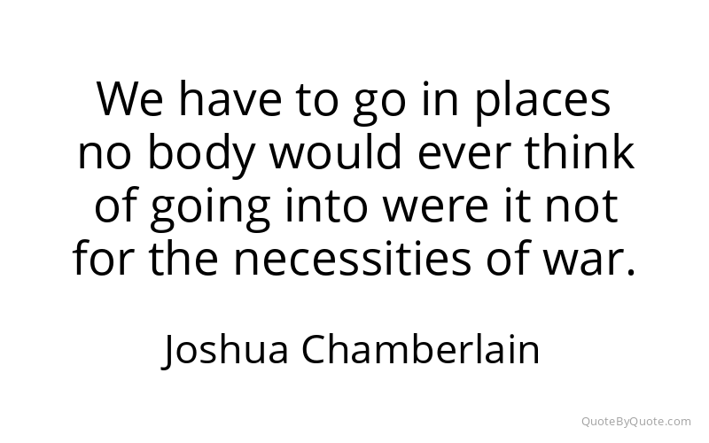 Preview image for this quote by Joshua Chamberlain
