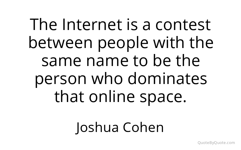 Preview image for this quote by Joshua Cohen