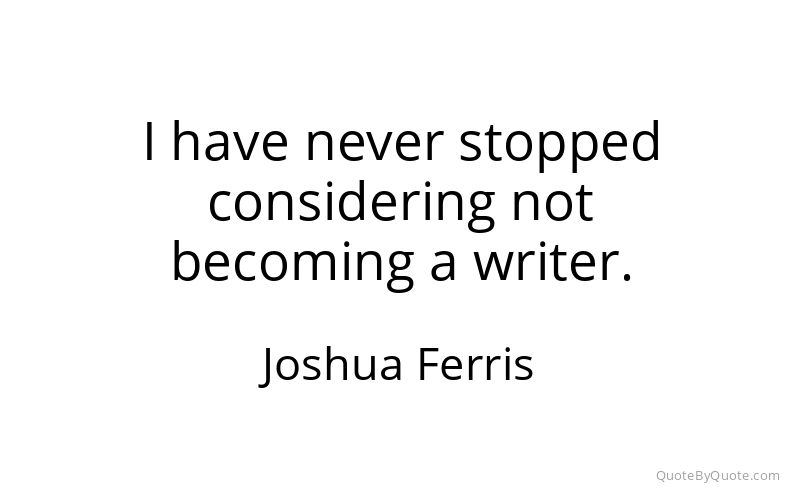 Preview image for this quote by Joshua Ferris