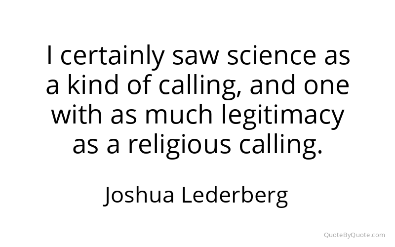 Preview image for this quote by Joshua Lederberg