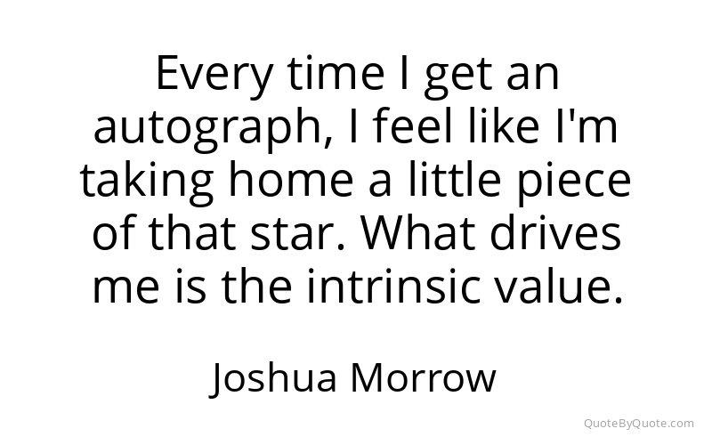 Preview image for this quote by Joshua Morrow