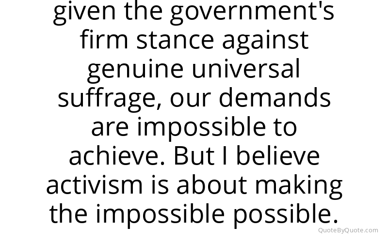 Preview image for this quote by Joshua Wong