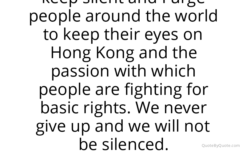 Preview image for this quote by Joshua Wong
