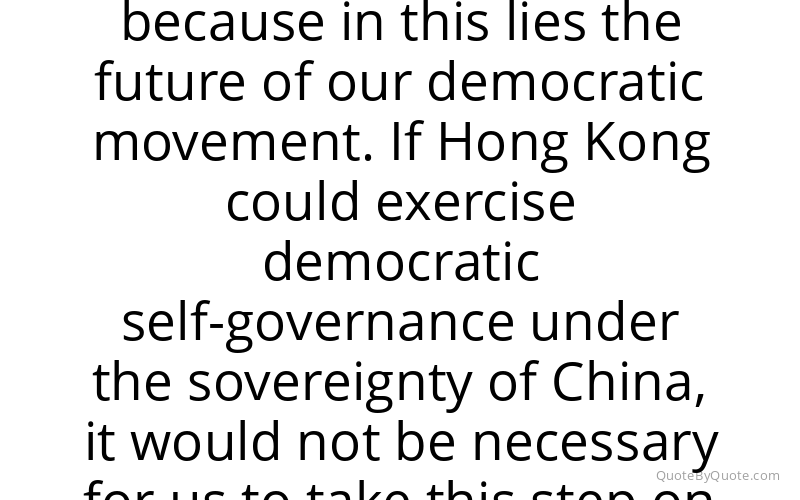 Preview image for this quote by Joshua Wong