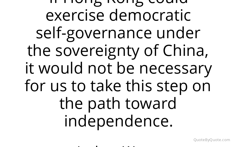 Preview image for this quote by Joshua Wong