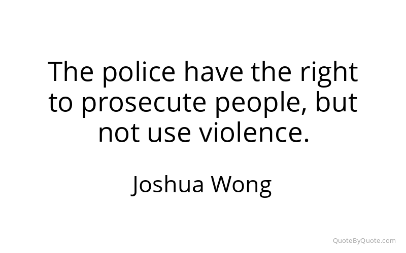 Preview image for this quote by Joshua Wong