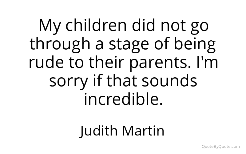Preview image for this quote by Judith Martin