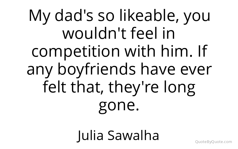 Preview image for this quote by Julia Sawalha
