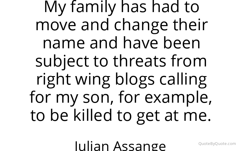Preview image for this quote by Julian Assange