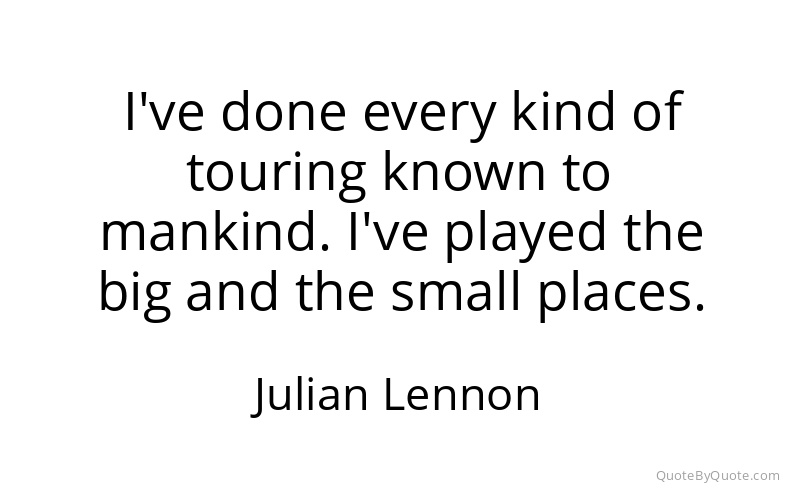 Preview image for this quote by Julian Lennon