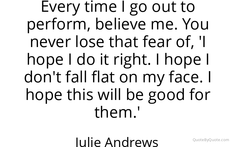 Preview image for this quote by Julie Andrews