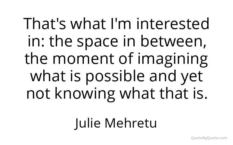Preview image for this quote by Julie Mehretu