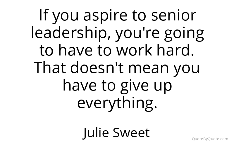 Preview image for this quote by Julie Sweet