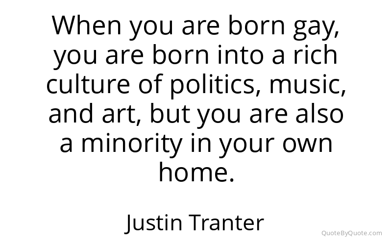 Preview image for this quote by Justin Tranter